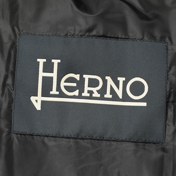 HERNO ヘルノ ダウン ベスト ウール ナイロン フーデッド